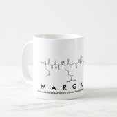 Margaret-Peptidnamen-Tasse Kaffeetasse (Vorderseite Links)