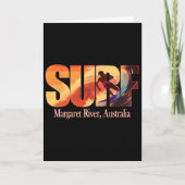 Margaret River, Australia Beach Surfing  Karte (Vorderseite)