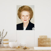 Margaret Thatcher, die eiserne Lady Poster (Küche)