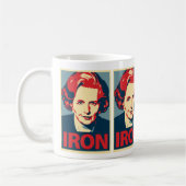 Margaret Thatcher"Eisen-" Tasse (Links)
