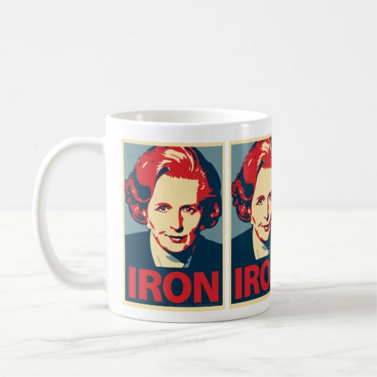 Margaret Thatcher"Eisen-" Tasse (Links)
