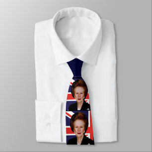 Margaret Thatcher - englischer Premierminister Krawatte