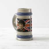 Margaret Thatcher I Liebe Maggie Bierglas (Vorderseite Links)
