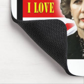 Margaret Thatcher I Liebe Maggie Mousepad (Ecke)