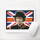 Margaret Thatcher I Liebe Maggie Mousepad (Mit Mouse)