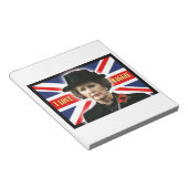 Margaret Thatcher I Liebe Maggie Notizblock (angewinkelt)