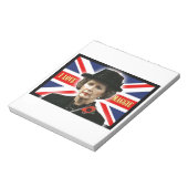 Margaret Thatcher I Liebe Maggie Notizblock (Rotiert)