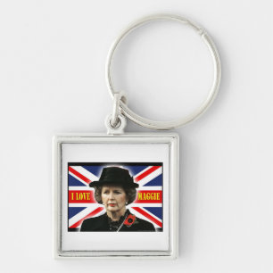 Margaret Thatcher I Liebe Maggie Schlüsselanhänger