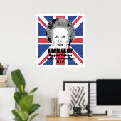 Margaret Thatcher Iron Lady R.I.P-Poster Poster (Heimbüro)