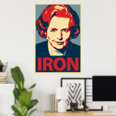 Margaret Thatcher "Iron" Poster (Heimbüro)