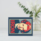 Margaret Thatcher "Iron" Postkarte (Stehend Vorderseite)