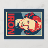 Margaret Thatcher "Iron" Postkarte (Vorderseite)