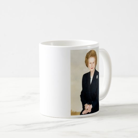 Margaret Thatcher Kaffeetasse (VorderseiteRechts)
