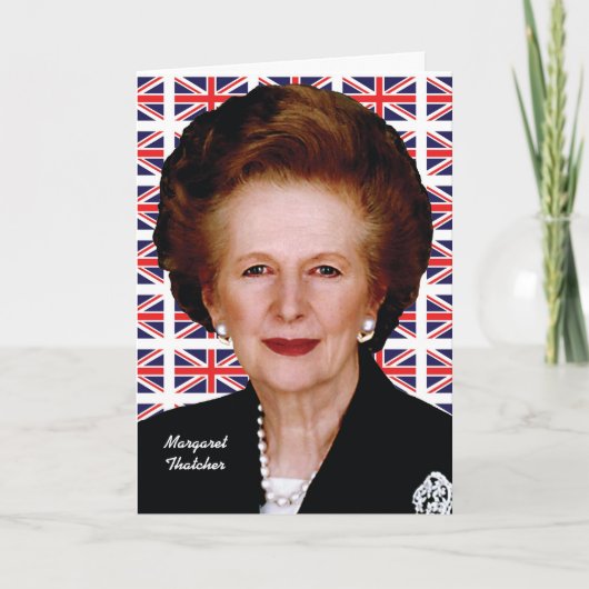 Margaret Thatcher Karte (Vorderseite)