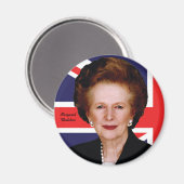 Margaret Thatcher Magnet (Vorderseite/Rückseite)