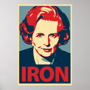 Margaret Thatcher-Plakat Poster