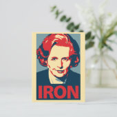 Margaret Thatcher Postcard Postkarte (Stehend Vorderseite)