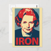 Margaret Thatcher Postcard Postkarte (Vorne/Hinten)