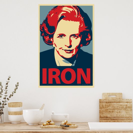 Margaret Thatcher Poster (Küche)