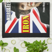 Margaret Thatcher Premierministerin Küchentuch (Gefaltet)