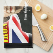 Margaret Thatcher Premierministerin Küchentuch (Viertel Falte)