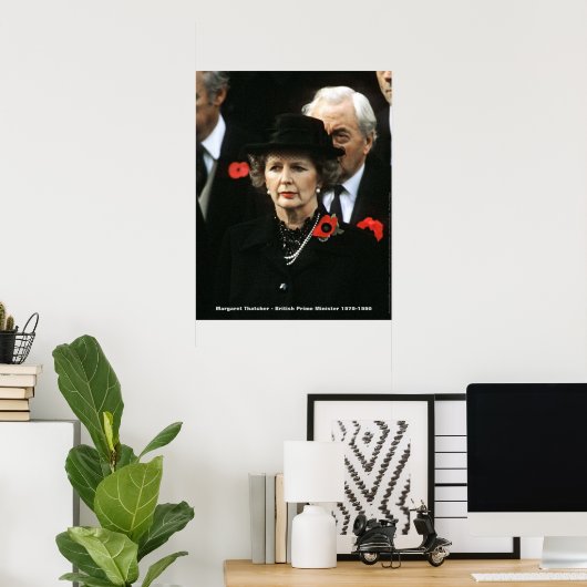 Margaret Thatcher Premierministerin Poster (Heimbüro)