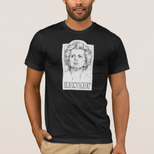 Margaret Thatcher - T - Shirt eiserner Lady