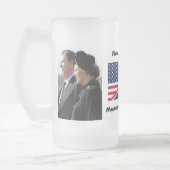 Margaret Thatcher u. Ronald Reagan Mattglas Bierglas (Links)