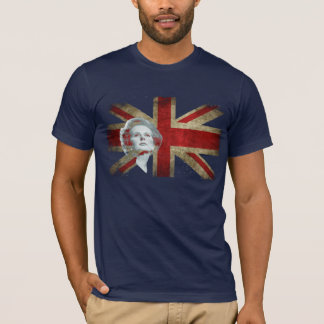 Margaret Thatcher und die Königreich-Flagge T-Shirt