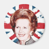 MARGARET THATCHER UNION JACK MAGNET (Vorne)