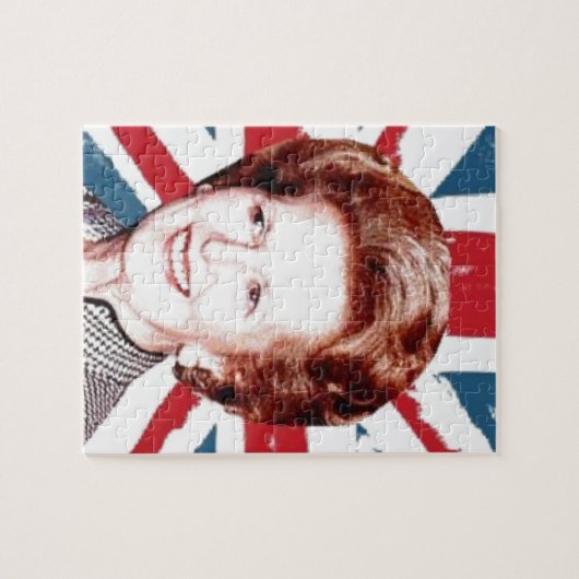 MARGARET THATCHER UNION JACK PUZZLE (Horizontal)
