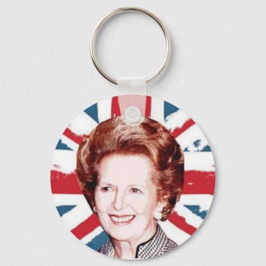 MARGARET THATCHER UNION JACK SCHLÜSSELANHÄNGER (Vorderseite)
