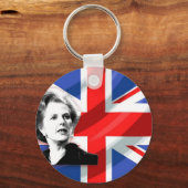 Margaret Thatcher Union Jack Schlüsselanhänger (Vorderseite)