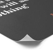 Margaret Thatcher Zitat über das Gefallen Poster (Ecke)