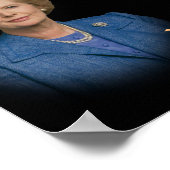 Margaret Thatcher zitiert Gedanken und Ideen Poster (Ecke)