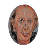Margaret ThatcherDartboard Dartscheibe (Vorderseite Links)