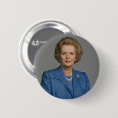 Margaret- Thatcherknopf-Abzeichen Button (Vorne & Hinten)