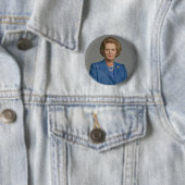 Margaret- Thatcherknopf-Abzeichen Button (Beispiel)