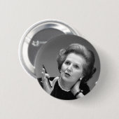 Margaret- Thatcherknopf-Abzeichen Button (Vorne & Hinten)