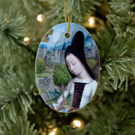 Margaret von Antioch (Detail; M 070) Keramik Ornament