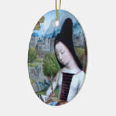 Margaret von Antioch (Detail; M 070) Keramik Ornament (Links)