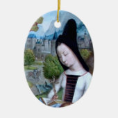 Margaret von Antioch (Detail; M 070) Keramik Ornament (Vorne)