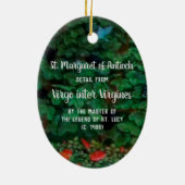 Margaret von Antioch (Detail; M 070) Keramik Ornament (Hinten)