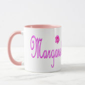 Margaretenname Rosa Logo, Tasse (Links)