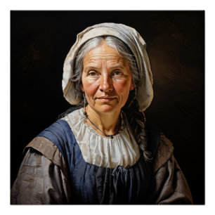 "Margaretha's Embrace" Eine ehrwürdige niederländi Poster