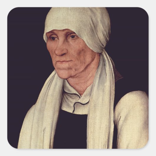 Margarethe Luther , Mutter von Martin Luther Quadratischer Aufkleber (Vorderseite)