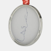 Margarita '56 silbernes ornament (Links)