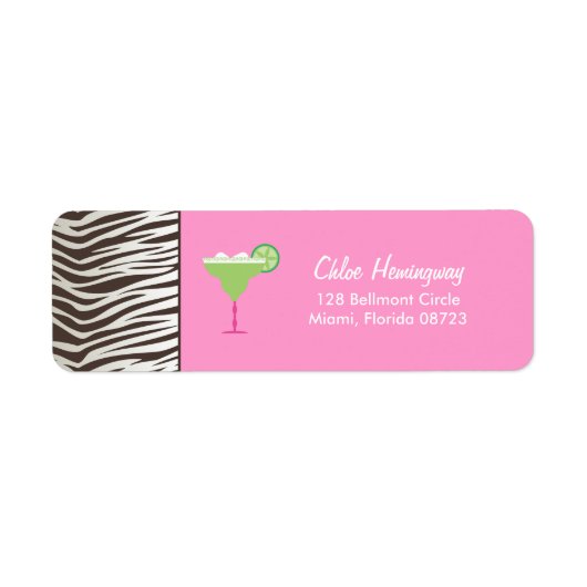 Margarita Address Labels (Vorne)