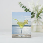 Margarita am Meer Postkarte (Stehend Vorderseite)