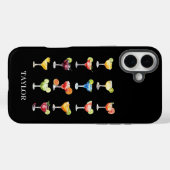 Margarita Anyone Monogrammed Case-Mate iPhone Hülle (Rückseite (Horizontal))